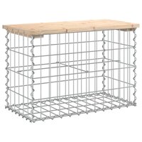 Tuinbank schanskorfontwerp 63x31,5x42 cm massief grenenhout 2