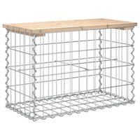 Tuinbank schanskorfontwerp 63x31,5x42 cm massief grenenhout 5