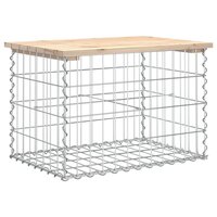 Tuinbank schanskorfontwerp 63x44x42 cm massief grenenhout 5