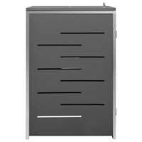 Containerberging enkel 69x77,5x115 cm roestvrij staal 6