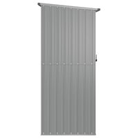 Tuinschuur 180,5x97x209,5 cm gegalvaniseerd staal grijs 5