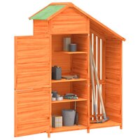 Tuinschuur 120x53,5x170 cm massief grenenhout bruin 3