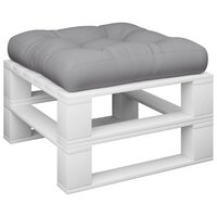 Palletkussen 50x50x12 cm stof grijs 3