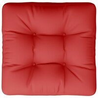 Palletkussen 50x50x12 cm stof rood 6