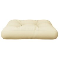 Palletkussen 60x60x12 cm stof cr&amp;egrave;mekleurig 4