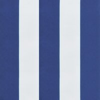 Palletkussen gestreept 60x40x12 cm stof blauw en wit 9