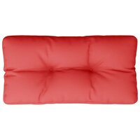 Palletkussen 80x40x12 cm stof rood 2