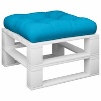 Palletkussen 58x58x10 cm stof lichtblauw 3