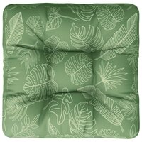 Palletkussen bladpatroon 58x58x10 cm oxford stof 6