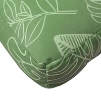 Palletkussen bladpatroon 58x58x10 cm oxford stof 7