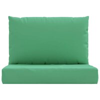 Palletkussens 2 st stof groen 4