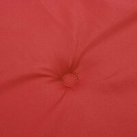 Terrasstoelkussen (75+105)x50x4 cm rood 6