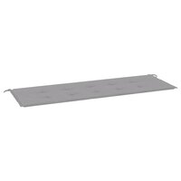 Tuinbankkussen 150x50x3 cm oxford stof grijs 2