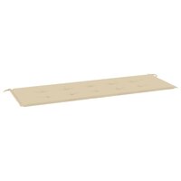 Tuinbankkussen 150x50x3 cm oxford stof beige 2