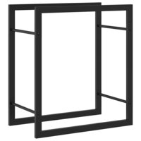 Haardhoutrek 50x28x56 cm staal matzwart 2