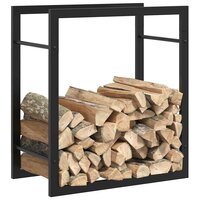Haardhoutrek 50x28x56 cm staal matzwart 4