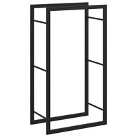 Haardhoutrek 50x28x94 cm staal matzwart 7