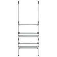 Droogrek 3-laags hangend aluminium  3