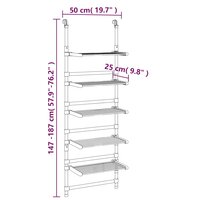 Droogrek 5-laags hangend aluminium  8