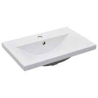 Inbouwwastafel 61x39,5x18,5 cm keramiek wit 2