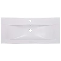 Inbouwwastafel 91x39,5x18,5 cm keramiek wit 4