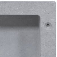 Douchenis 41x36x10 cm matgrijs 4