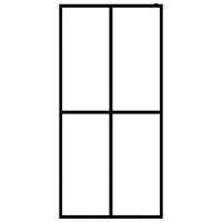 Inloopdouchewand 100x195 cm mat gehard glas 3
