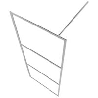 Inloopdouchewand transparant 90x195 cm ESG-glas 4