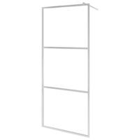 Inloopdouchewand transparant 115x195 cm ESG-glas 2