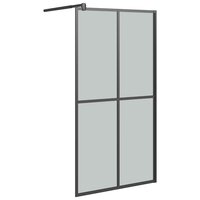 Inloopdouchescherm 100x195 cm donker gehard glas 2
