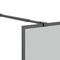 Inloopdouchescherm 118x190 cm donker gehard glas  6