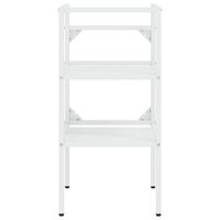 Wastafelframe met inbouwwastafel ijzer wit 4