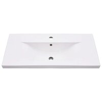 Wastafelframe met inbouwwastafel ijzer wit 6