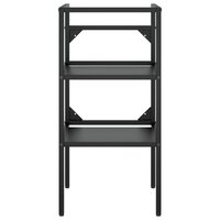 Wastafelframe met inbouwwastafel ijzer zwart 4
