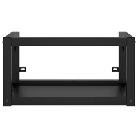 Wastafelframe met inbouwwastafel ijzer zwart 4