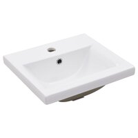 Wastafelframe met inbouwwastafel ijzer wit 5