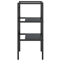 Wastafelframe 40x38x83 cm ijzer zwart 5