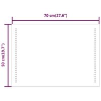 Badkamerspiegel LED 70x50 cm 9