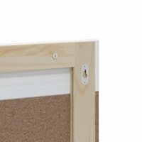 Badkamerspiegel met schap BERG 60x12x70 cm massief hout wit 5