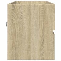 Wastafelkast 90x38,5x45 cm spaanplaat sonoma eikenkleurig 5