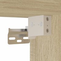 Wastafelkast 90x38,5x45 cm spaanplaat sonoma eikenkleurig 9