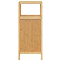 Badkamerkastje met schap 36x33x87 cm bamboe 4