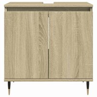 Badkamerkast 58x33x60 cm bewerkt hout sonoma eikenkleurig 3