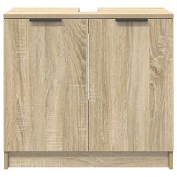 Badkamerkast Sonoma Eiken 64,5 x 33,5 x 59 cm Bewerkt hout 6