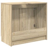 Badkamerkast Sonoma Eiken 64,5 x 33,5 x 59 cm Bewerkt hout 8