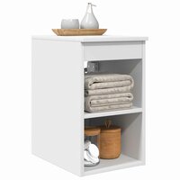 Badkamerkast Tussenin Wit 30 x 35 x 50 cm Bewerkt hout 3