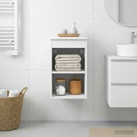 Badkamerkast Tussenin Wit 30 x 35 x 50 cm Bewerkt hout 4