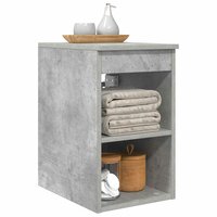 Badkamerkast Tussenin Betongrijs 30 x 35 x 50 cm Bewerkt hout 3