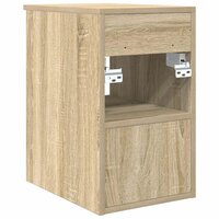 Badkamerkast Tussenin Sonoma Eiken 30 x 41 x 50 cm Bewerkt hout 6