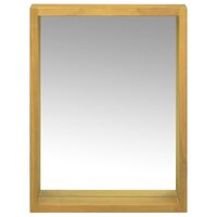 Spiegelkast 30x10x40 cm massief teakhout 2